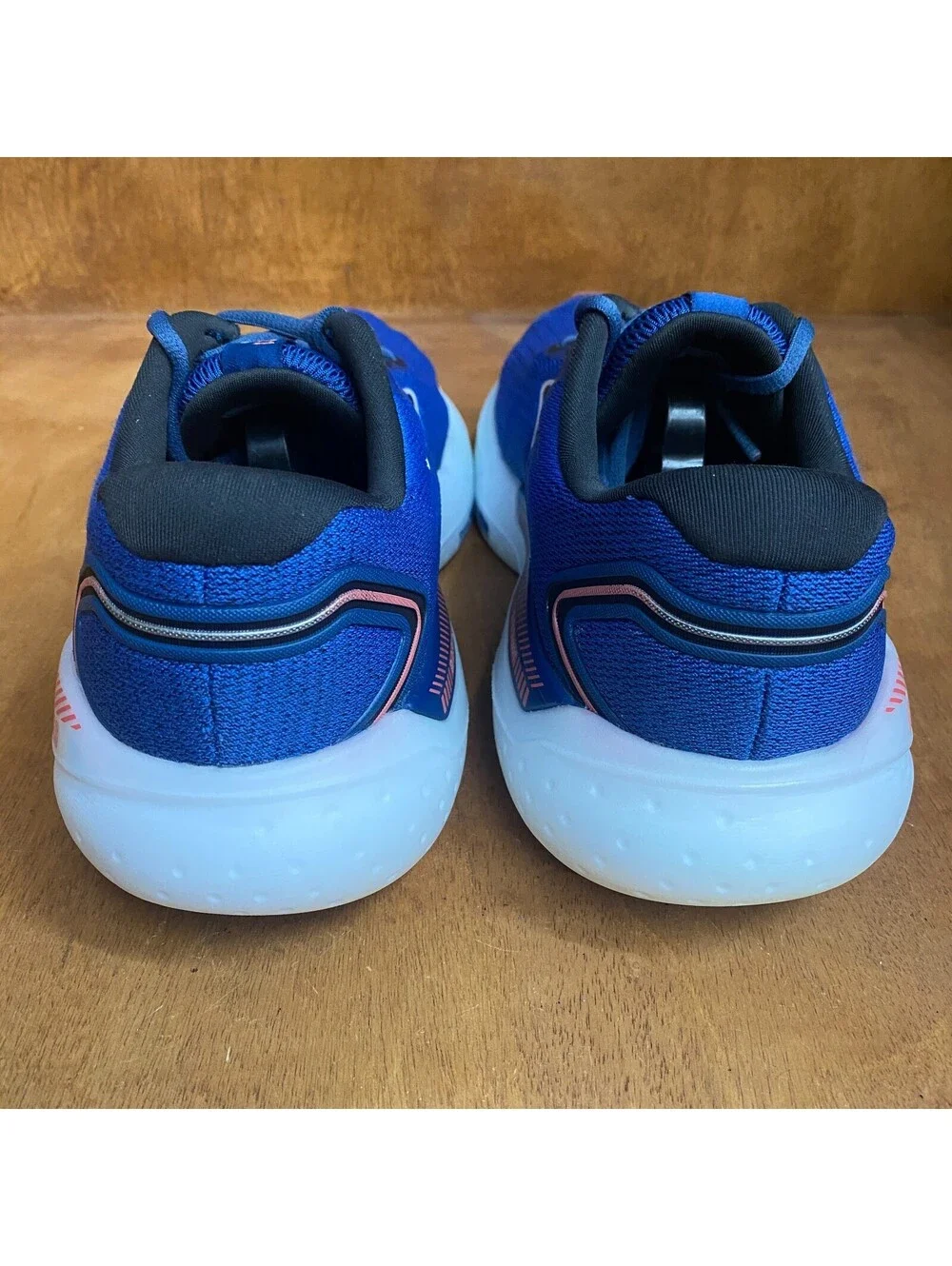Brooks Glycerin GTS 21 Shoes Women 10 Blue Ice Pink Running Sneakers 1204091B496